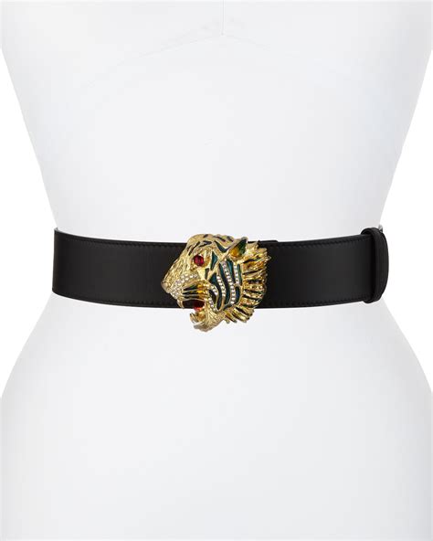 tiger gucci belt|gucci tiger buckle leather belt.